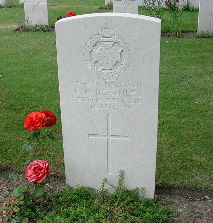 Rifleman G H Dearnley M.I.